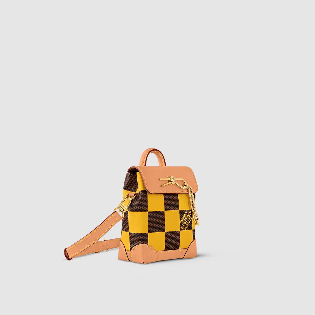 Túi Louis Vuitton Nano Steamer Damier Other Nam Vàng